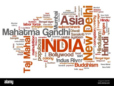 words that are similar to india